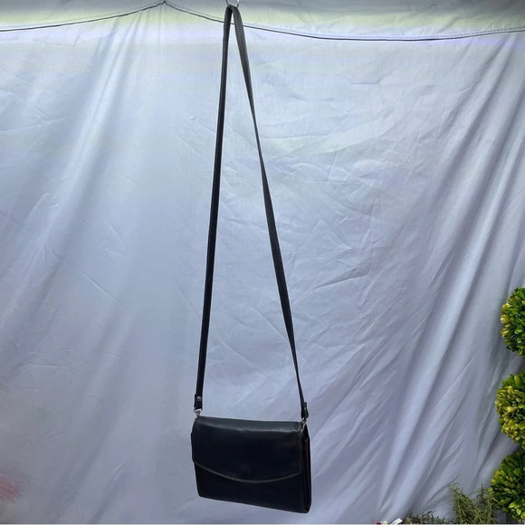 Pre-owned Derec Alexander Men Cross body Genuine Black Leather Bag - Picture 16 of 16